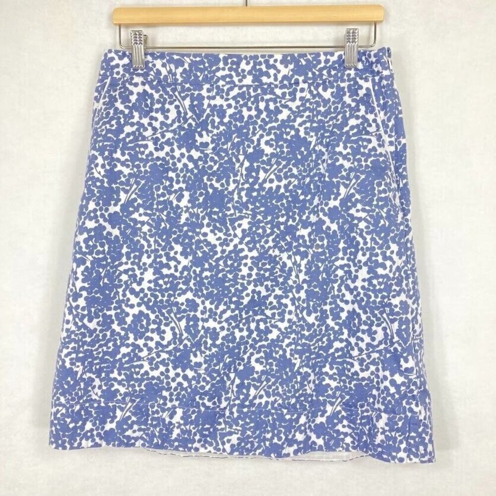 Shade A-Line Skirt Floral Lightweight Cottage Core Career Summer Boho Ditsy 8